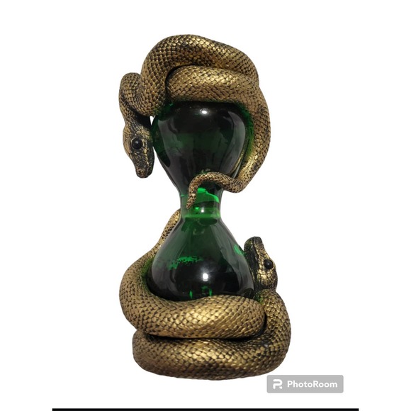 Martha Stewart Green Snake Decorative Waterglobe - Picture 3 of 3